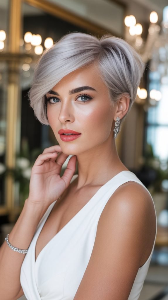 Graduated Pixie with Side Sweep