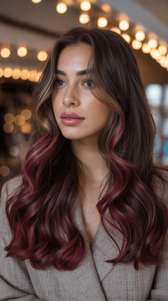 Mahogany Wine Balayage