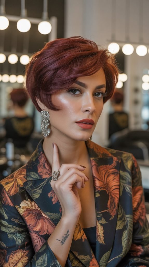 Rich Mahogany Short Cuts