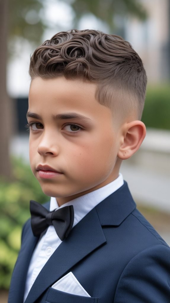 Low Fade Curly Style