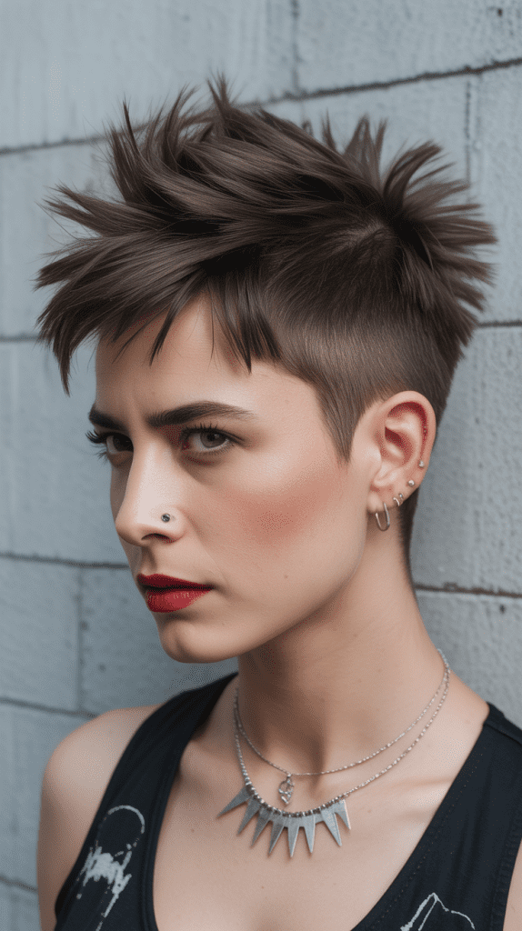Spiky Pixie with All-Around Undercut