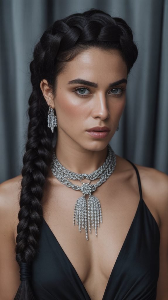 Coal Black Rope Braid