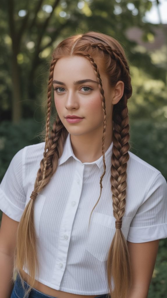 Double Waterfall Braids