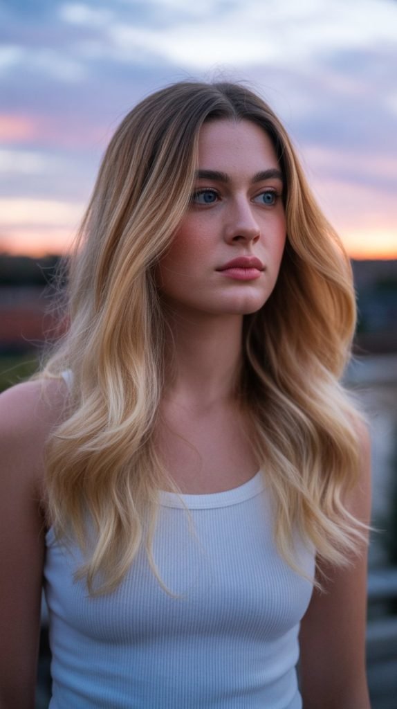 Sunset Blonde Ombre