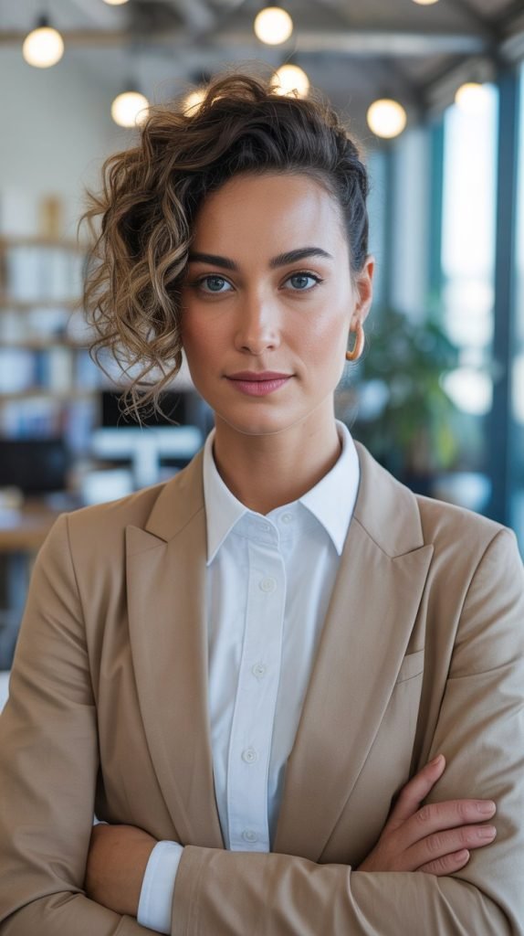 Asymmetrical Pin-Back Style