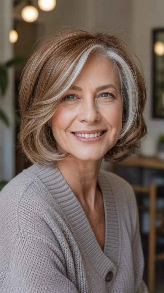 Chin-Length Bob with Layers