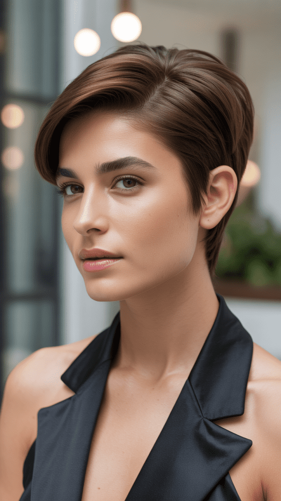 Swept-Back Sleek Style