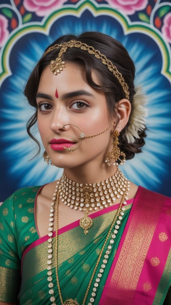 Tanjore Painting-Inspired Ornate Layers