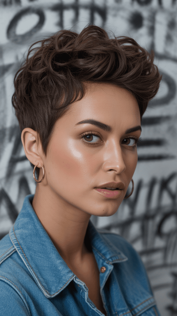 Pixie Cut with Textured Layers