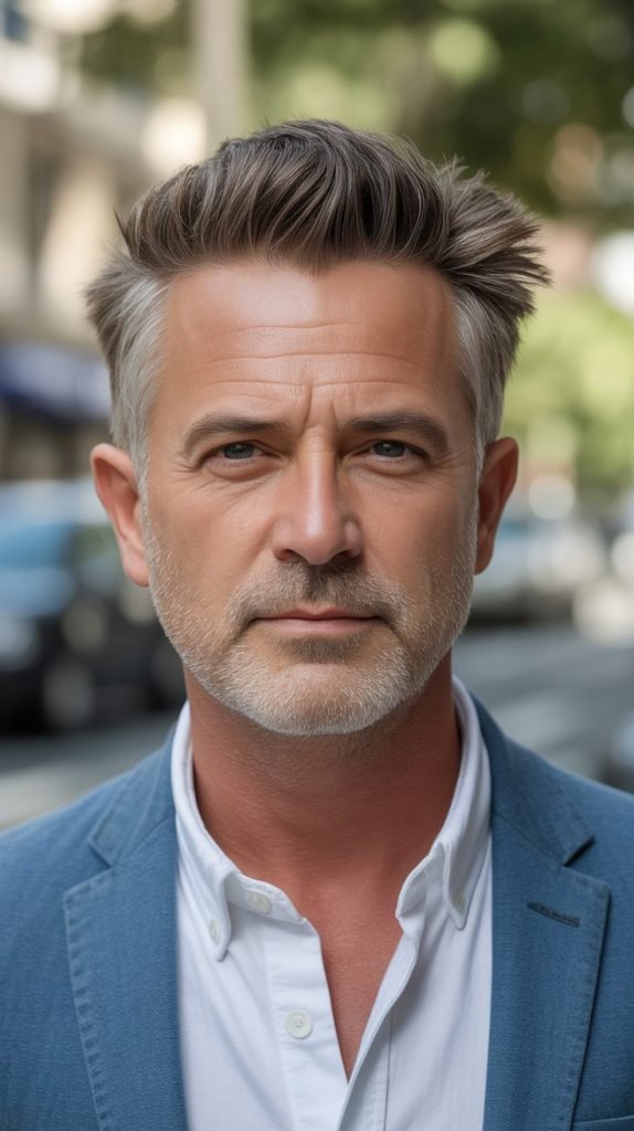 Short Quiff with Texture