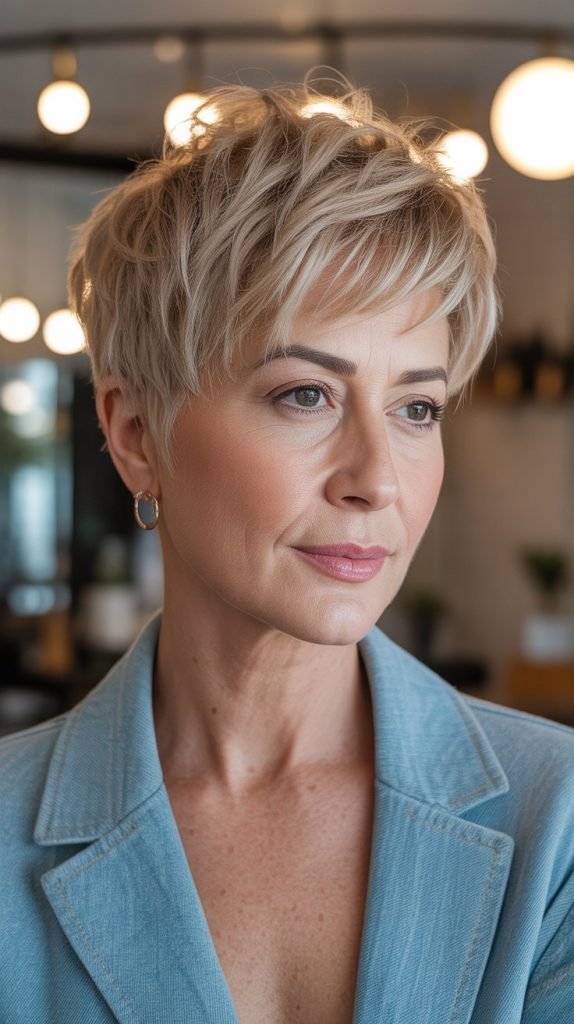 Disconnected Pixie with Volume on Top