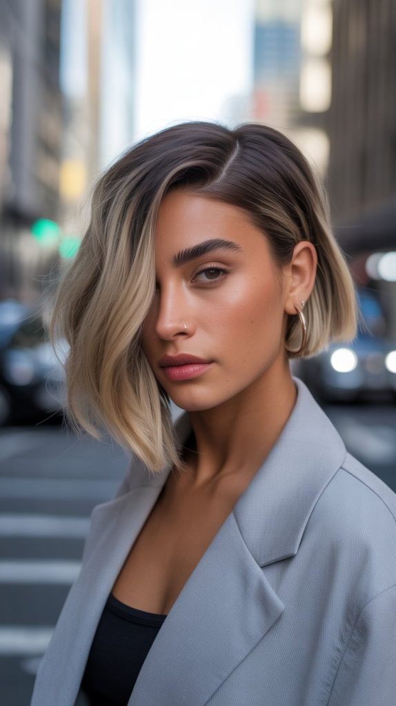 Asymmetrical Lob (Long Bob)