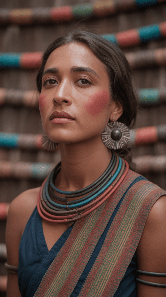 Jharkhandi-Style Tribal Layers