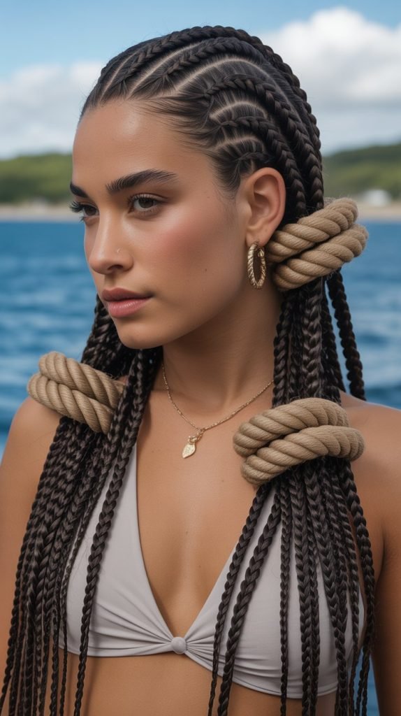 Side Part with Twisted Rope Elements