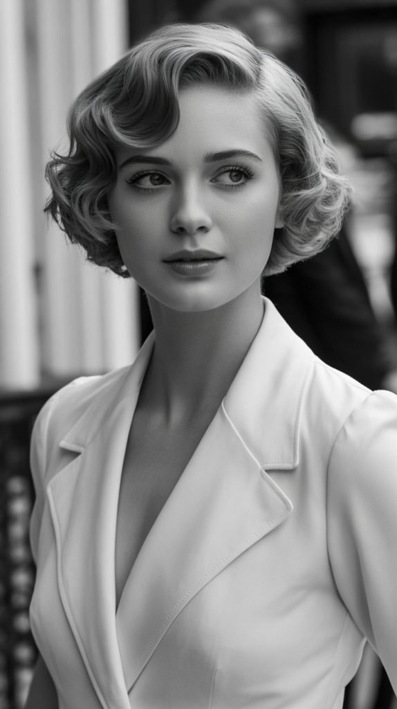  Vintage-Inspired Wavy Pixie Cut