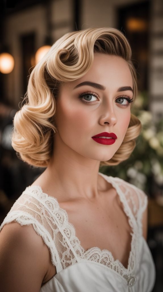 Vintage Pin Curls and Finger Waves