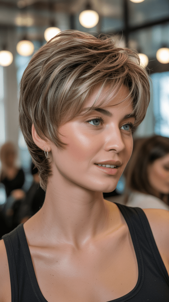  Layered Volume Crown Pixie