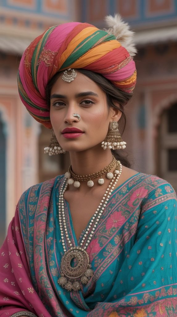 Rajasthani-Inspired Voluminous Layers