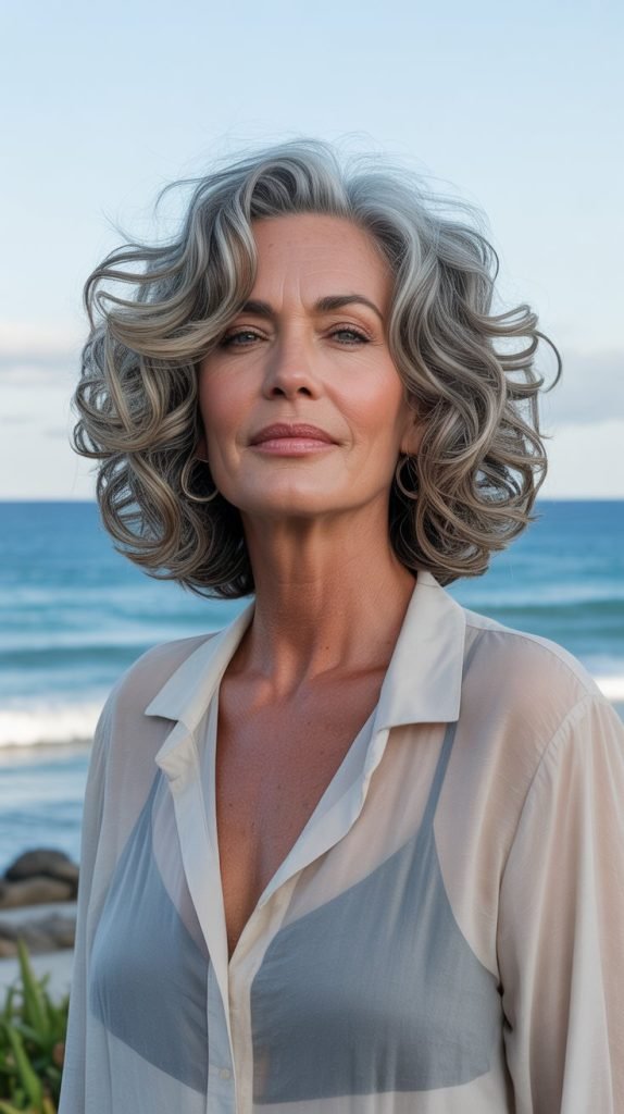  Long Wavy Bob with Volume