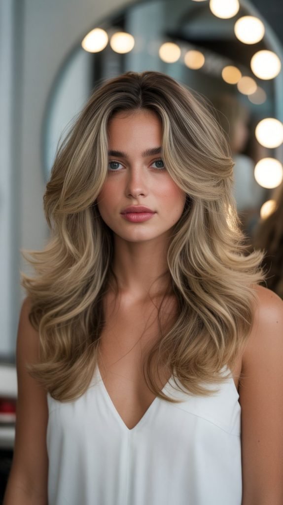 Long Layered Crown Volume Enhancement