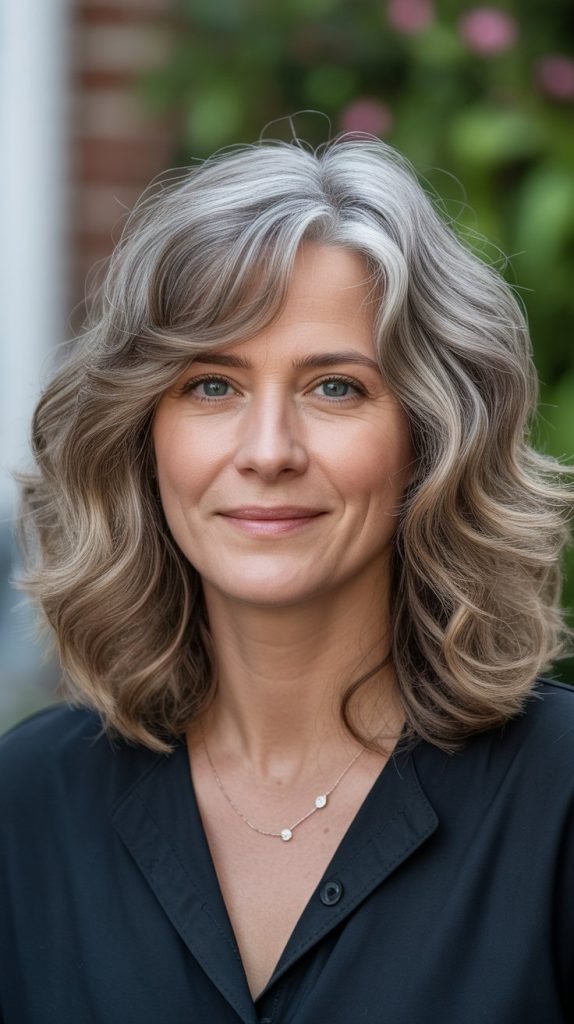 Wavy Medium Length with Natural Texture