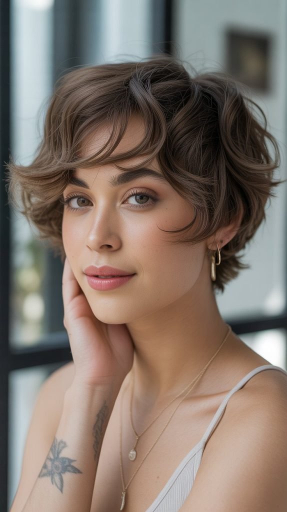  Wavy Pixie with Wispy Layers
