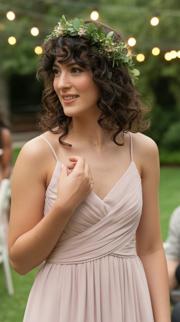  Romantic Half-Up Twisted Crown