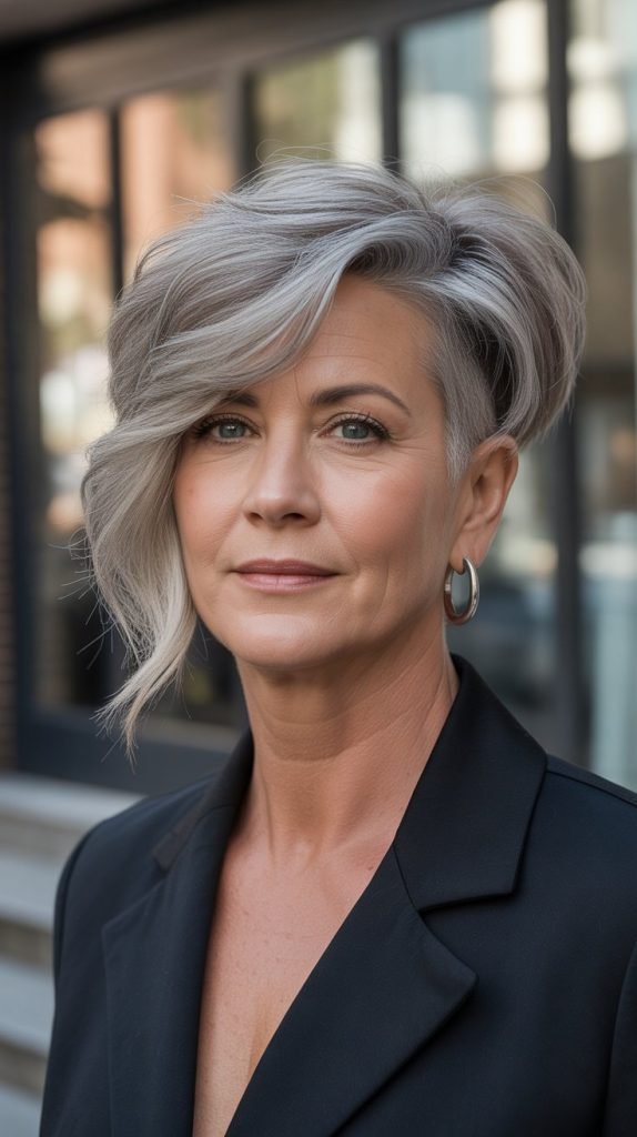 Asymmetrical Medium Cut