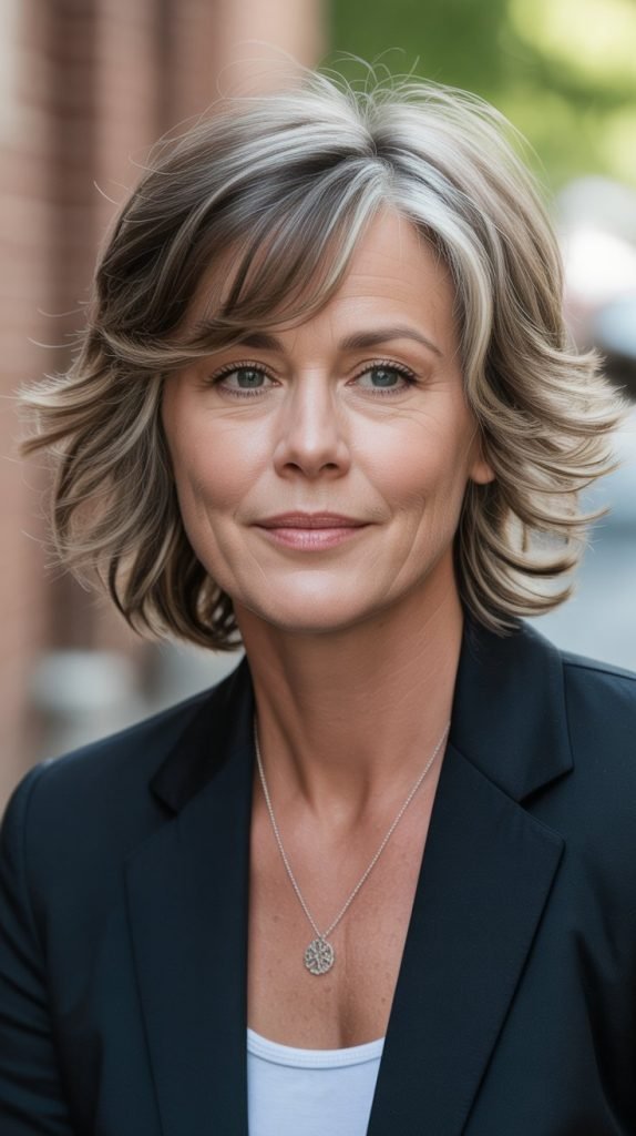 Choppy Medium Cut with Volume Layers