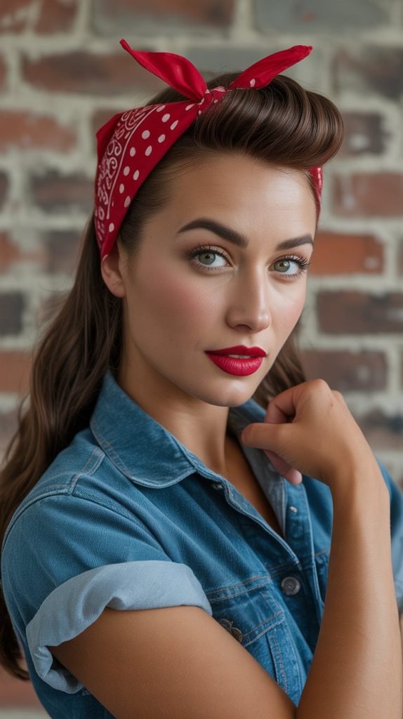Classic Rosie the Riveter Style