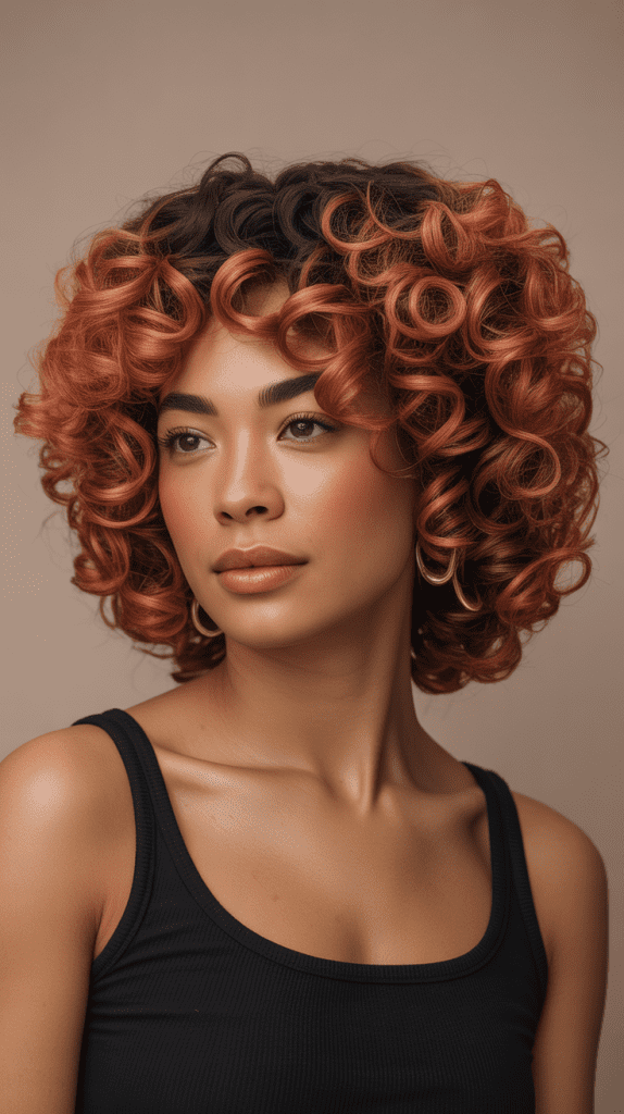 Copper Penny Highlights for Warm Undertones