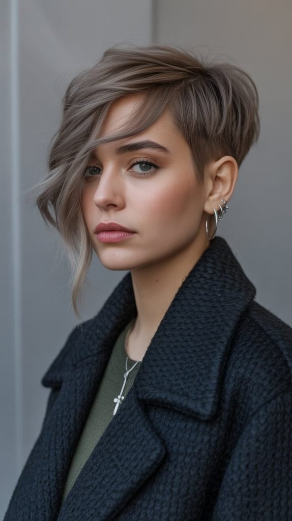  Asymmetrical Pixie Cut