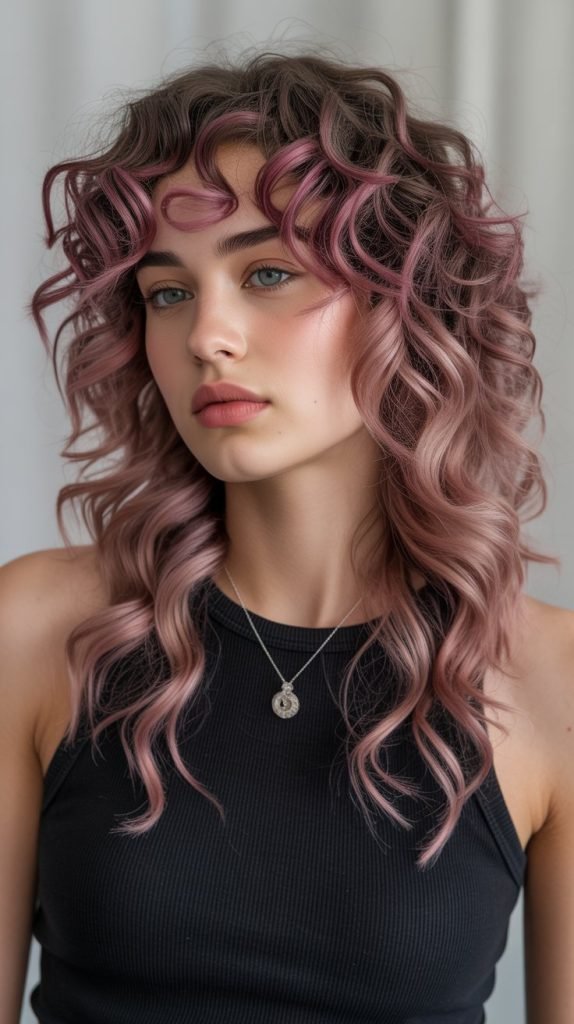 Mauve Pink Shadow Roots