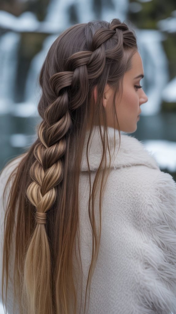 Intricate Waterfall Braid
