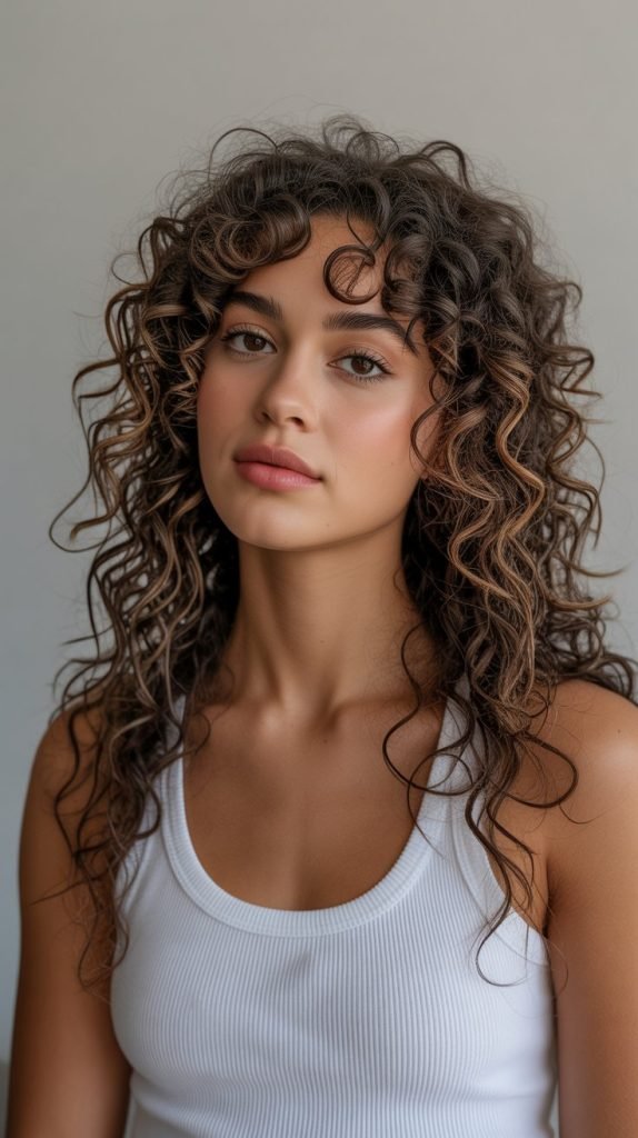 Long Curly Enhancement Cut