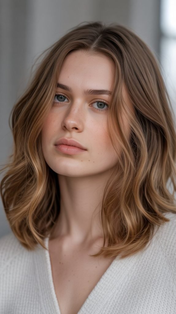 Mid-Length Hair with Natural Enhancement
