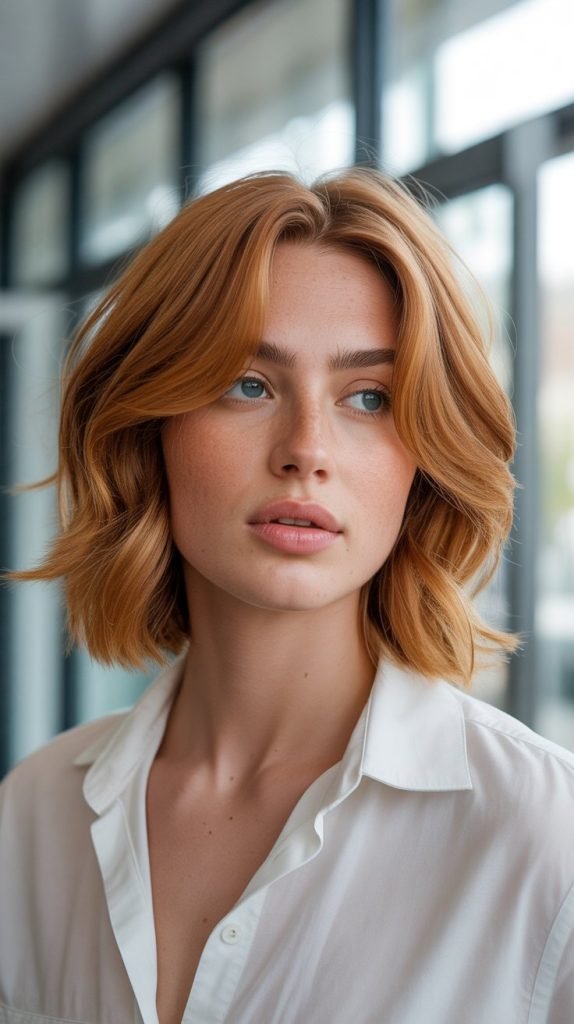 Razored Mid-Length Cut with Soft Texture