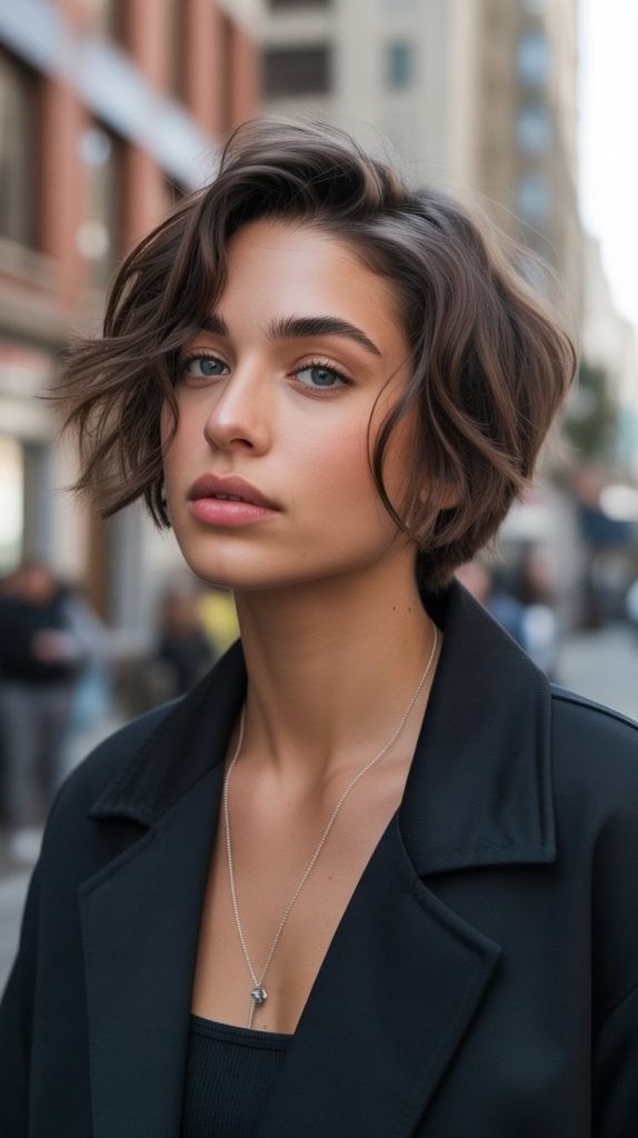  Short Crop with Tousled Texture