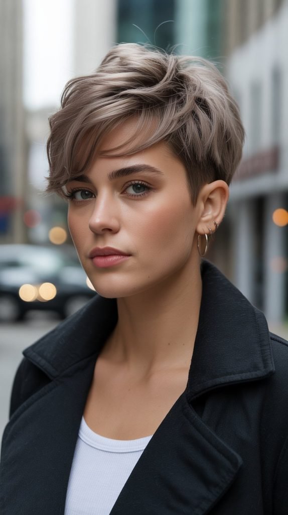 Textured Pixie with Choppy Layers