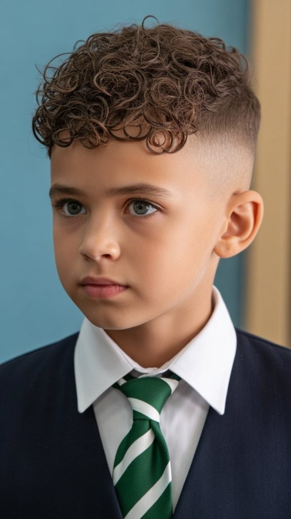 Caesar Cut for Curly Hair