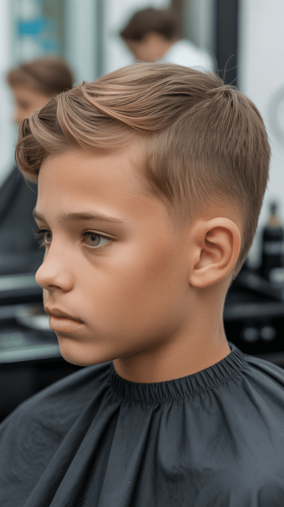  The Cowlick Camouflage Fade