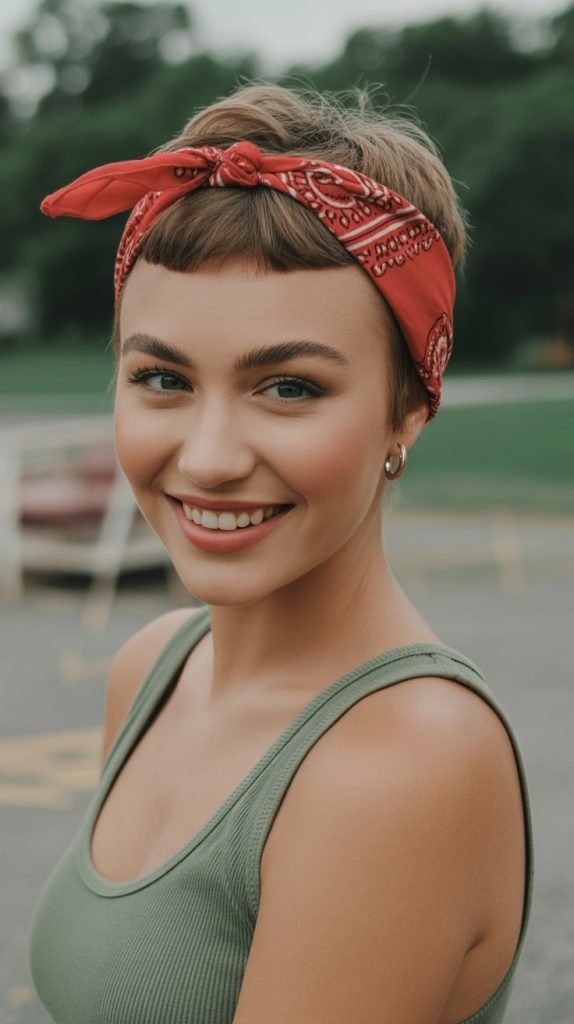 Knotted Top Bandana Style