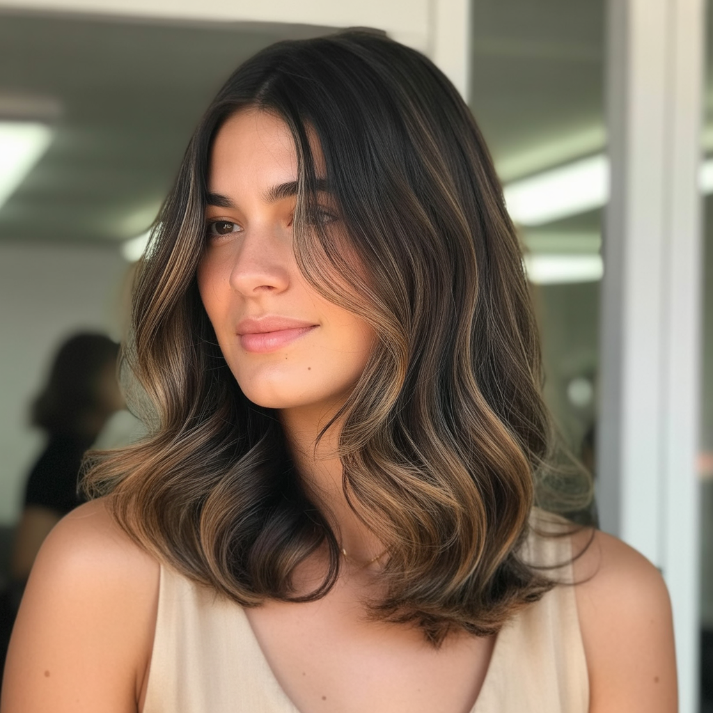 Classic Caramel Brunette Balayage