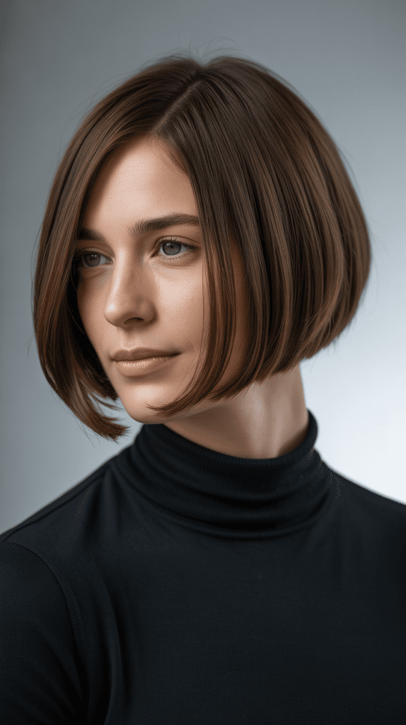 Classic Long Angled Bob