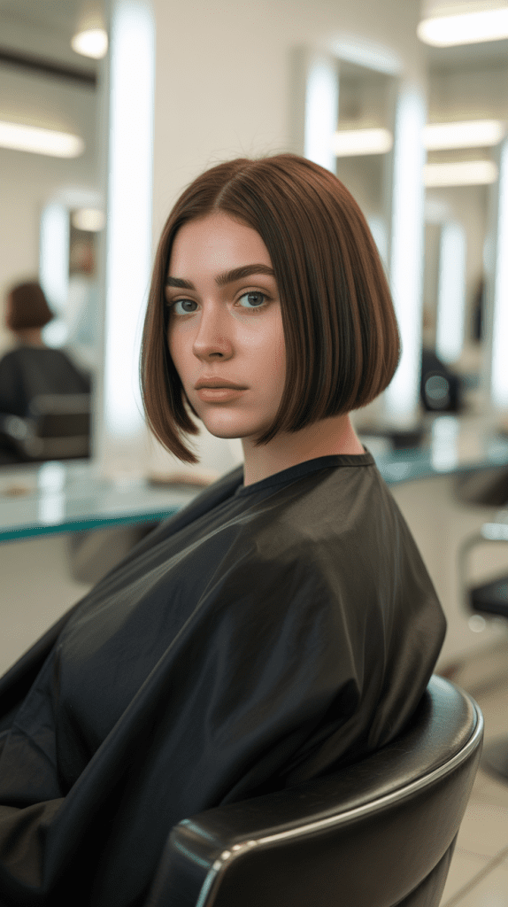 Classic Straight Ear-Length Bob