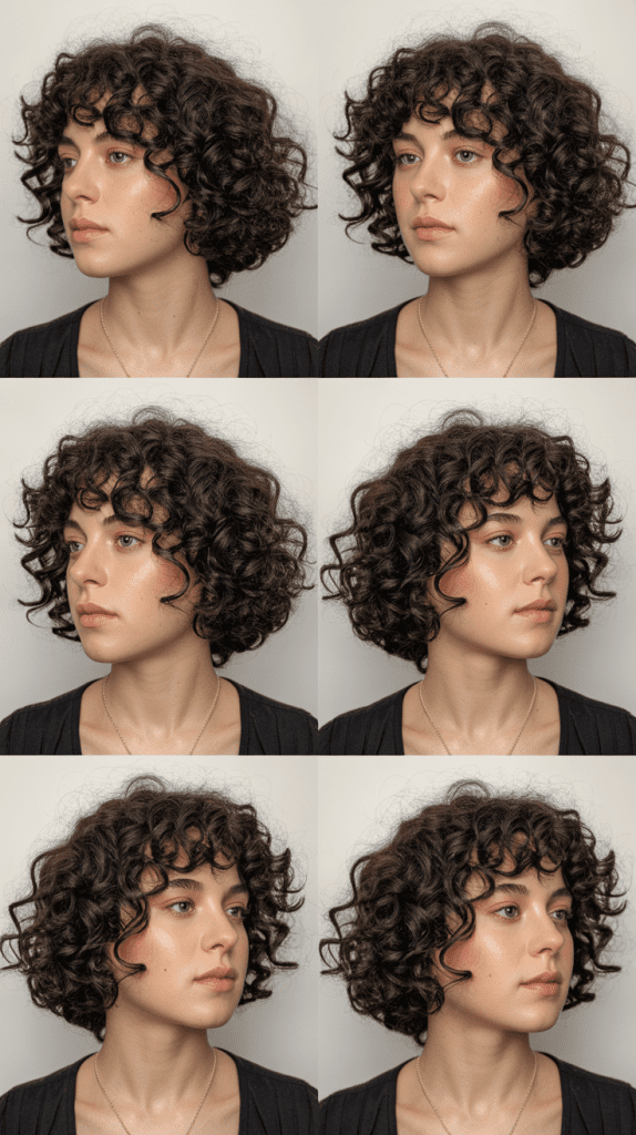 Classic Rounded Curly Bob