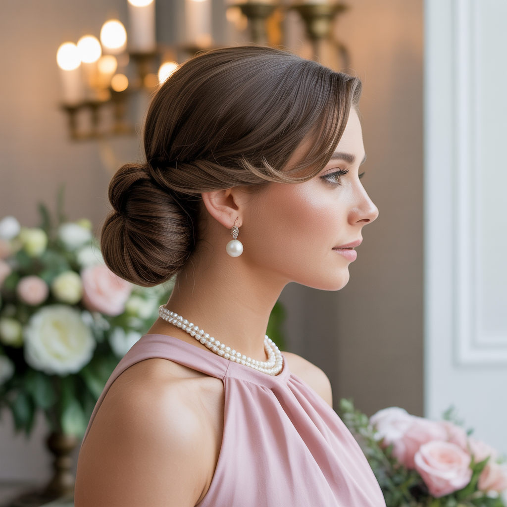 Classic Low Chignon