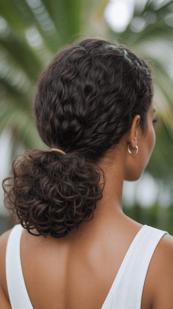 Low Ponytails with Texture