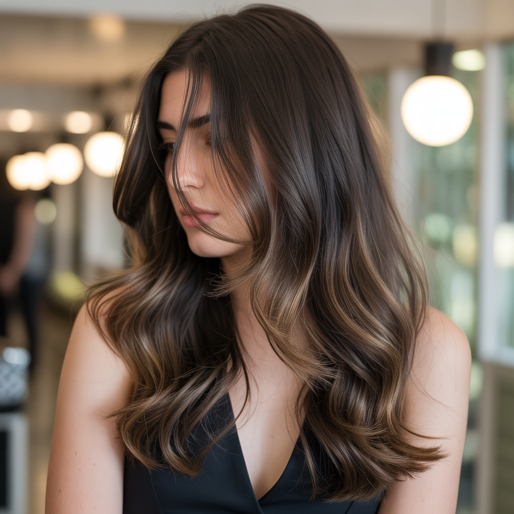 Dimensional Brunette Balayage