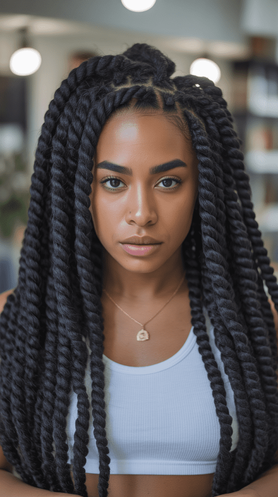 Chunky Flat Twists
